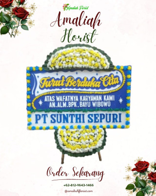 Papan Bunga Duka di Cikiray