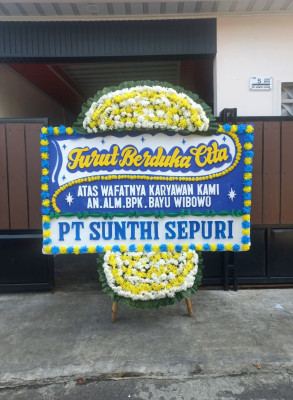 Papan Bunga Duka di Cikiray