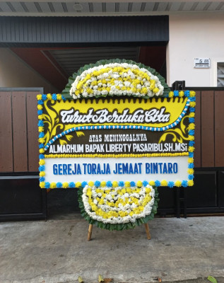 Papan Bunga Duka di Cikiray